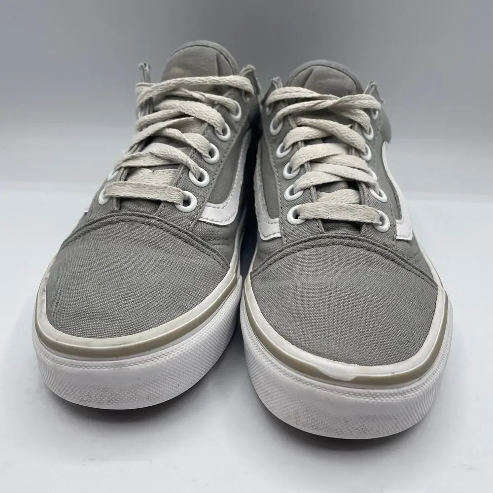 Vans Ward Skate Canvas Shoes Gray Taupe Casual Low Womens Size 5